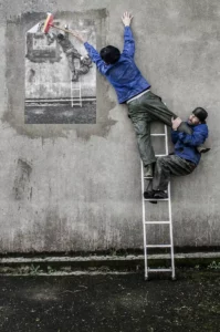 Affiche Drole d'Impression Dedale de Clown manotopia 2025