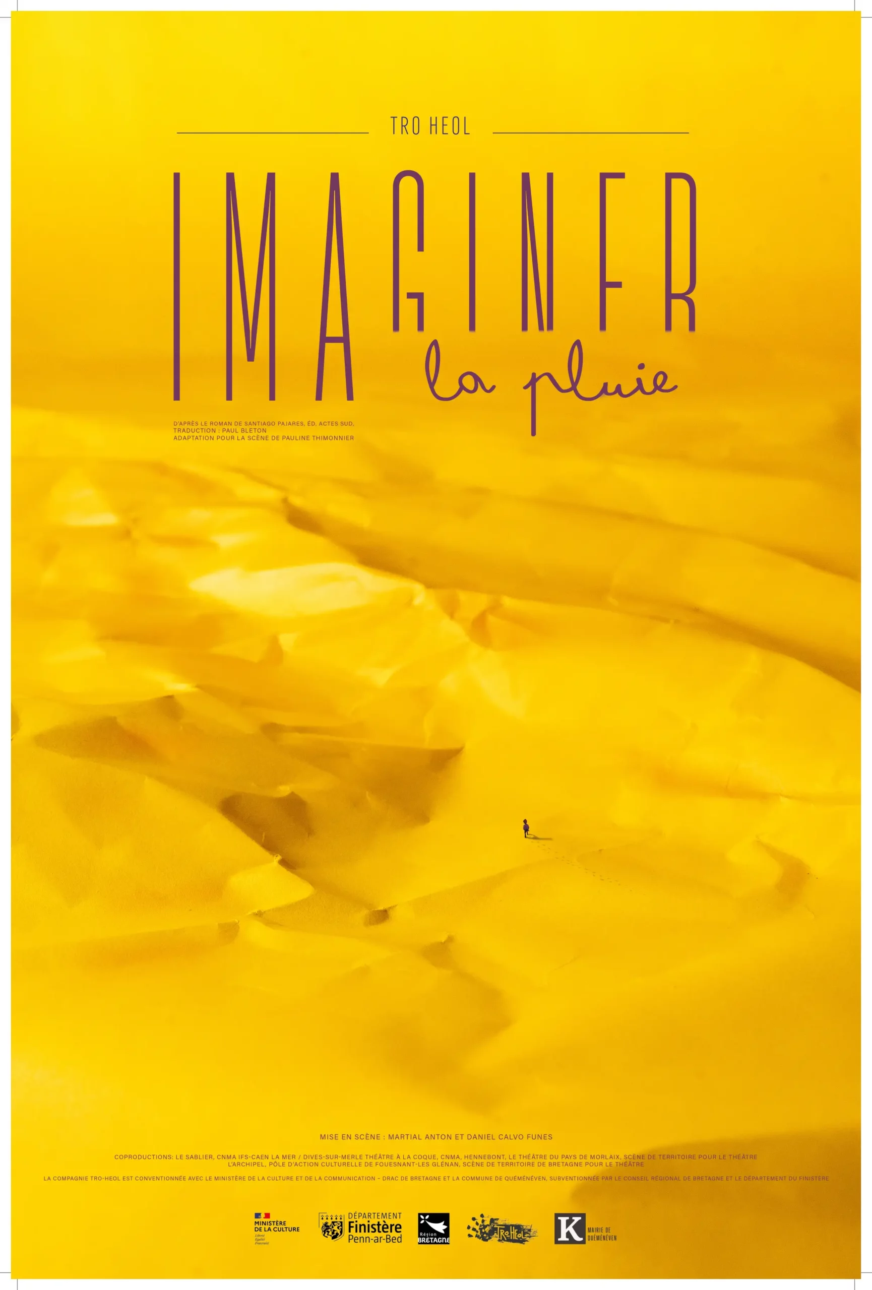 affiche spectacle "Imaginer la pluie" Tro Heol